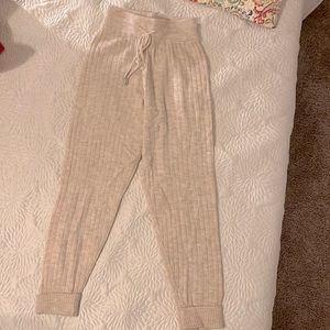 Brand New Free People Intimate Oatmeal Knit Sweatpants